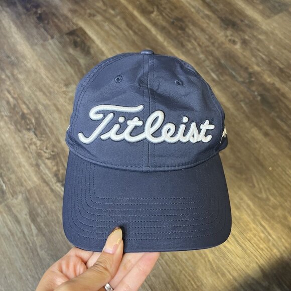 Titleist Other - Titleist Hat Cap Strap Back FJ Footjoy Pro V1 PGA Golf Mens Blue Sports Logo